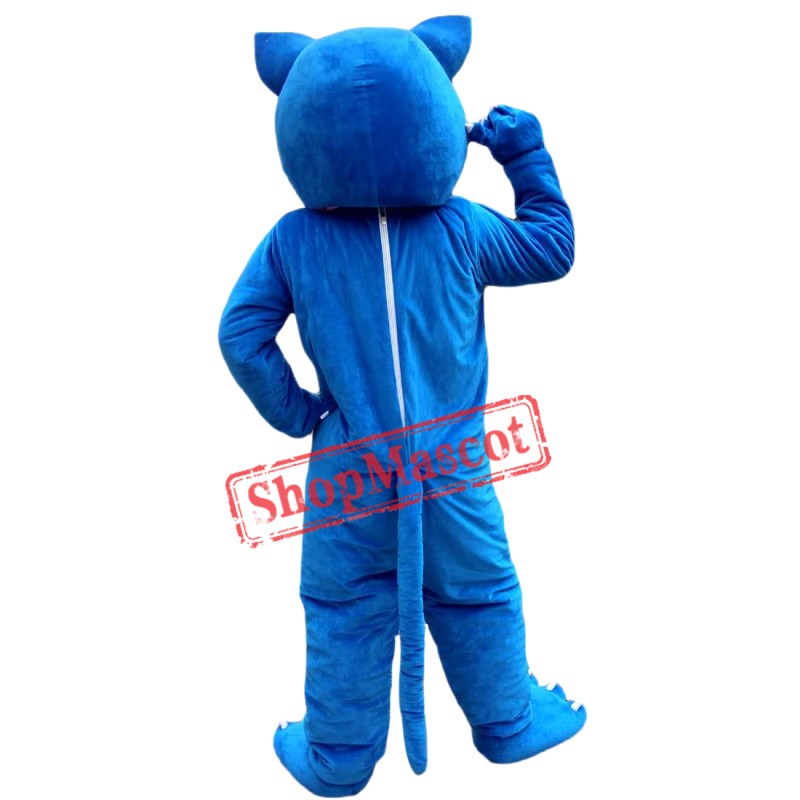 Hot Sale Blue Leopard Mascot Costume Adult Size Halloween Costume