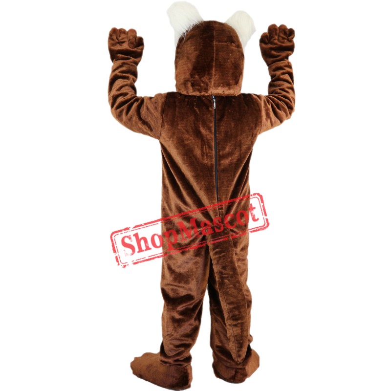 Cute Brown Dog Mascot Costume Custom Fancy Costume Anime Cosplay