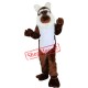 Cute Brown Dog Mascot Costume Custom Fancy Costume Anime Cosplay