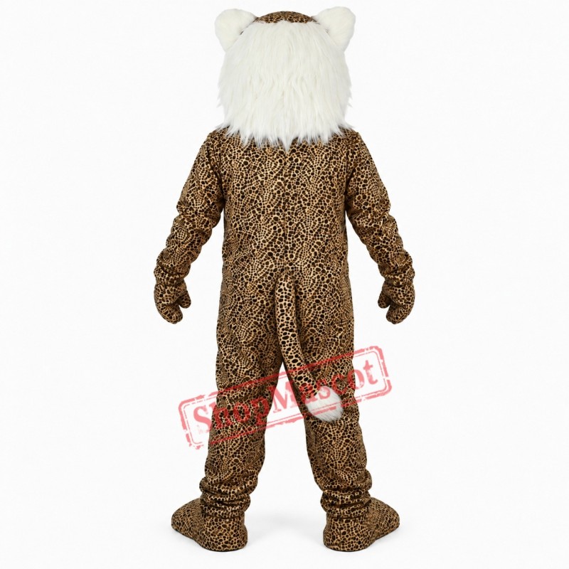Custom Made Deluxe Fierce Leopard Mascot Costume Adult Size Custom Made Deluxe Fierce Leopard Mascot Costume Adult Size