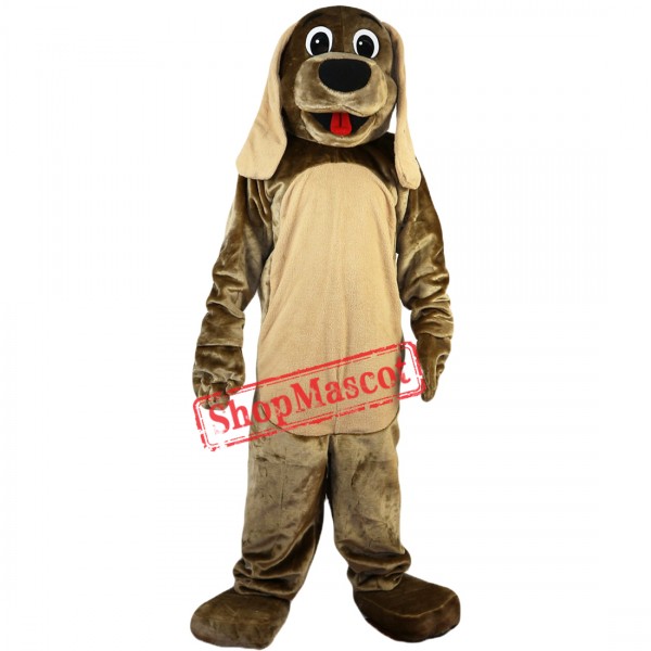 Deluxe Brown Dog Mascot Costume Halloween Mascot Costume