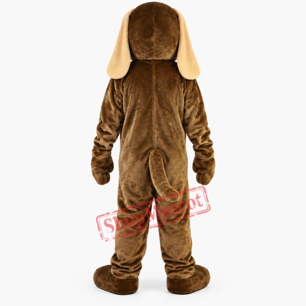 Deluxe Brown Dog Mascot Costume Halloween Mascot Costume