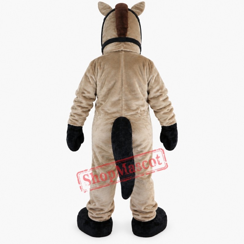 Professional Cartoon Grey Horse Mascot Costume Fancy Dress Adult Size Professional Cartoon Grey Horse Mascot Costume Fancy Dress Adult Size