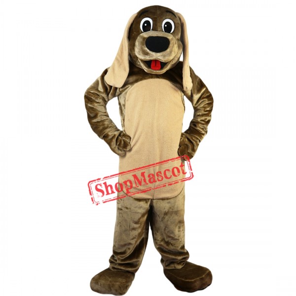 Deluxe Brown Dog Mascot Costume Halloween Mascot Costume