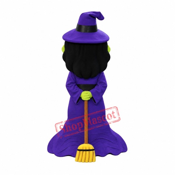 Halloween Witch Mascot Costume Halloween Witch Mascot Costume