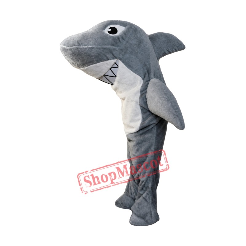 Superb Shark Mascot Costume Superb Shark Mascot Costume