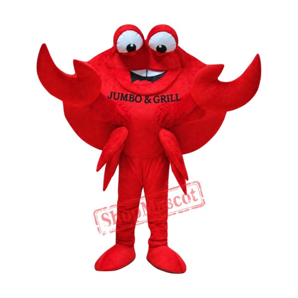 Big Red Crab Mascot Costume