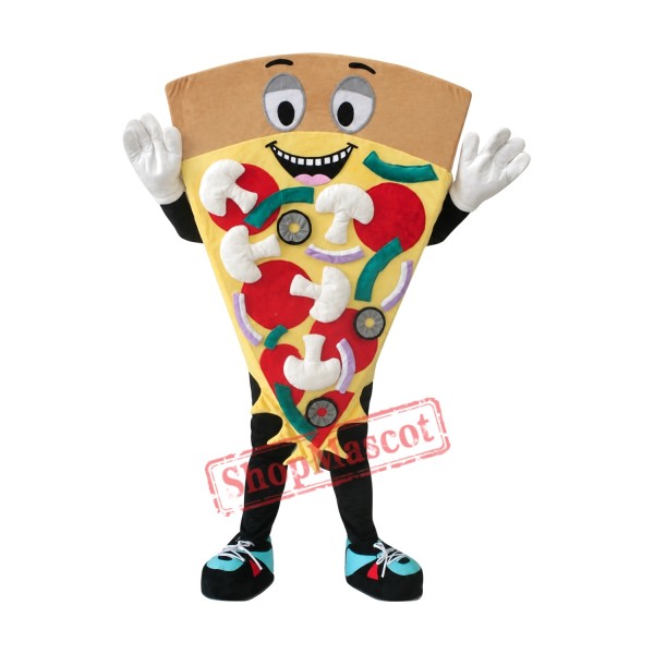 Pizza Food Mascot Costume Pizza Food Mascot Costume