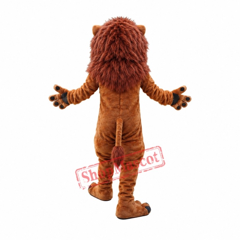 Strong Muscle Lion Mascot Costume Strong Muscle Lion Mascot Costume
