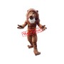Strong Muscle Lion Mascot Costume