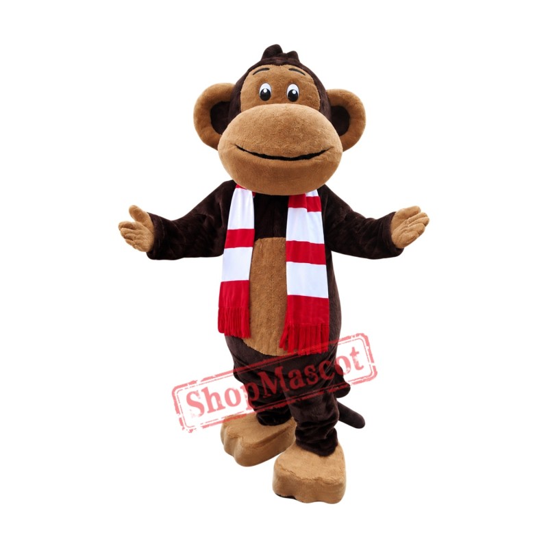 Superb Friendly Monkey Mascot Costume Superb Friendly Monkey Mascot Costume