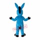 Blue Donkey Mascot Costume Blue Donkey Mascot Costume