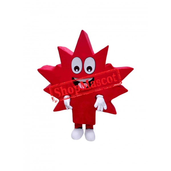 Superb Maple Leaf Mascot Costume