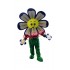 Blue Flower Mascot Costume