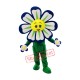 Blue Flower Mascot Costume