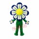 Blue Flower Mascot Costume
