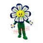 Blue Flower Mascot Costume