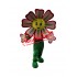Red Flower Mascot Costume