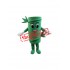 Green Bamboo Mascot Costume