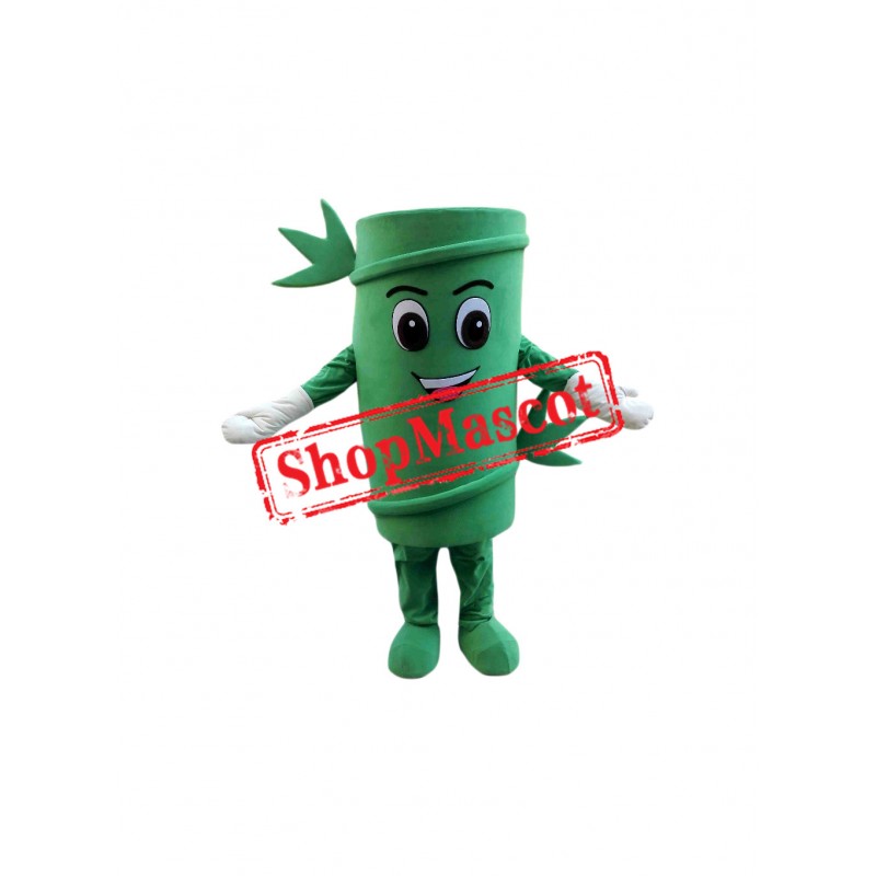 Green Bamboo Mascot Costume