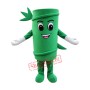 Green Bamboo Mascot Costume