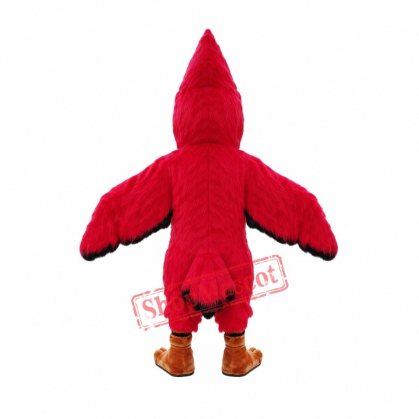 Superb Red Jay Mascot Costume Superb Red Jay Mascot Costume