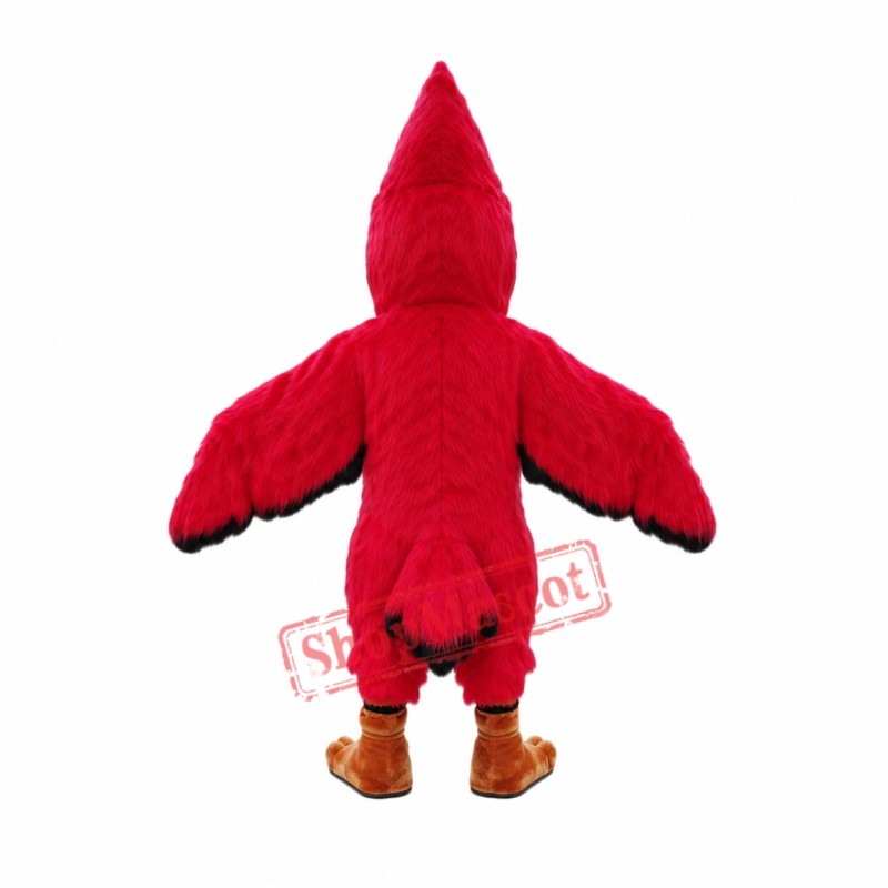 Superb Red Jay Mascot Costume Superb Red Jay Mascot Costume