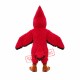 Superb Red Jay Mascot Costume Superb Red Jay Mascot Costume
