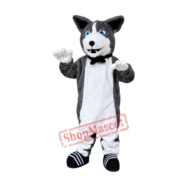 Superb Husky Mascot Costume