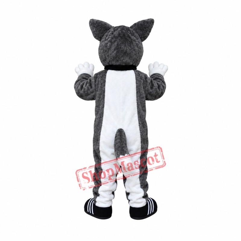 Superb Husky Mascot Costume Superb Husky Mascot Costume