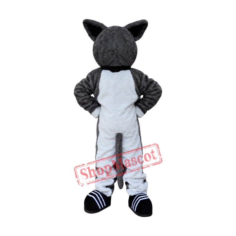 Superb Husky Mascot Costume Superb Husky Mascot Costume