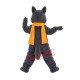 Superb Grey Wolf Mascot Costume Superb Grey Wolf Mascot Costume