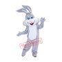 Superb Grey Bunny Mascot Costume