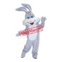 Superb Grey Bunny Mascot Costume