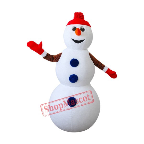 Superb Christmas Snowman Mascot Costume