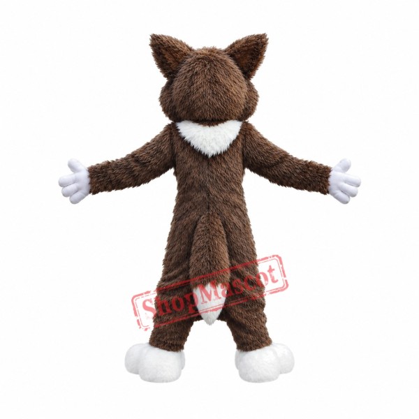 Superb Friendly Fox Mascot Costume Superb Friendly Fox Mascot Costume