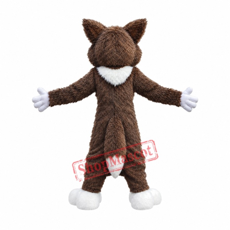 Superb Friendly Fox Mascot Costume Superb Friendly Fox Mascot Costume