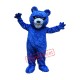 Blue Fierce Bear Mascot Costume
