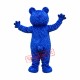 Blue Fierce Bear Mascot Costume