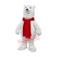 Superb Polar Bear Mascot Costume Superb Polar Bear Mascot Costume