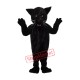 Superb Black Leopard Mascot Costume Superb Black Leopard Mascot Costume