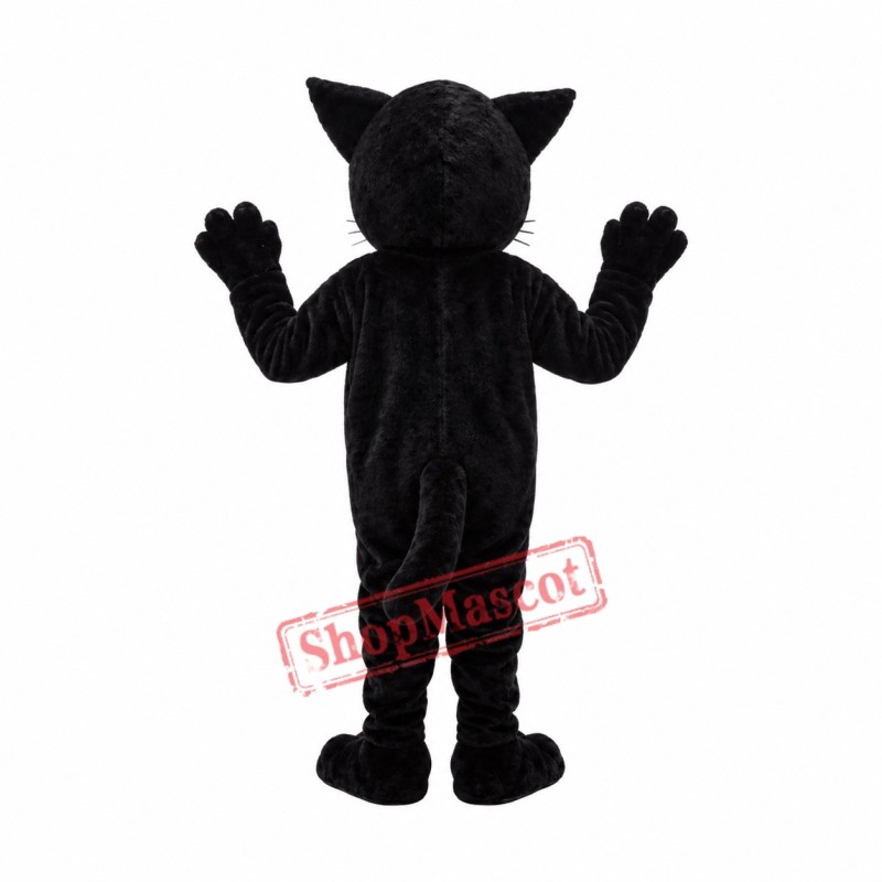 Superb Black Leopard Mascot Costume Superb Black Leopard Mascot Costume