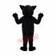 Superb Black Leopard Mascot Costume Superb Black Leopard Mascot Costume