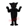 Superb Black Leopard Mascot Costume