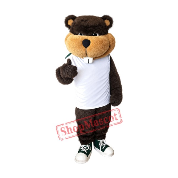 Superb School Beaver Mascot Costume
