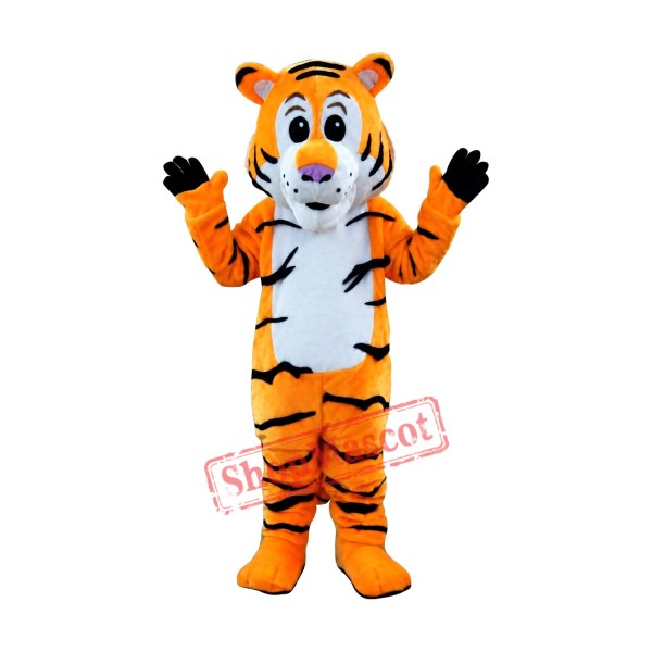 Affordable Tiger Mascot Costume Affordable Tiger Mascot Costume