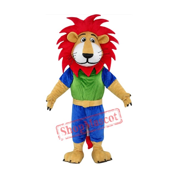 Affordable Colorful Lion Mascot Costume Affordable Colorful Lion Mascot Costume