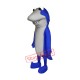 Superb Blue Shark Mascot Costume Superb Blue Shark Mascot Costume