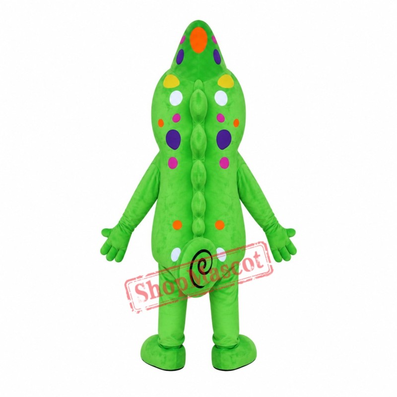 Superb Chameleon Mascot Costume Superb Chameleon Mascot Costume