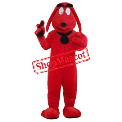 Affordable Red Dog Mascot Costume